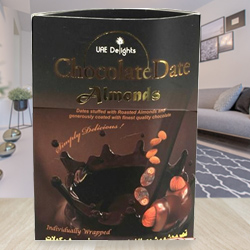 Scrumptious Date Almond Chocolates