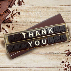 Delicious Thank You Homemade Chocolate