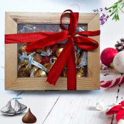 Yummy Hersheys Kisses Wooden Gift Box