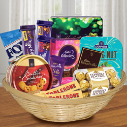 Lovely Chocolates Hamper for Brothers