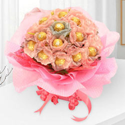 Bouquet of Ferrero Rocher Chocolates