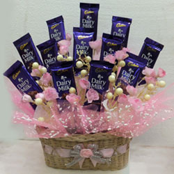 Delicious Cadbury Dairy Milk Basket