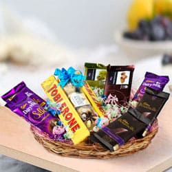 Yummy Assorted Chocos Gifts Basket