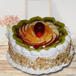 Delightful Fresh Fruit Cake