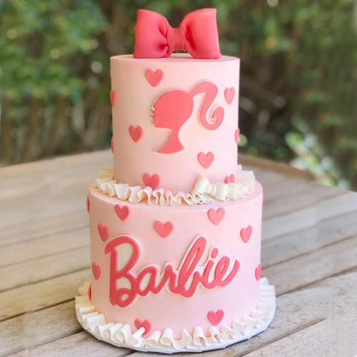 Send Finest Kids Party Special 2 Tier Barbie Cake To Kerala India Page Details Keralaflowersgifts Com