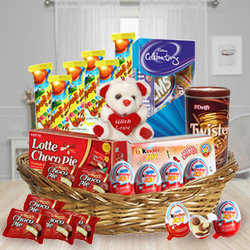 Special Kids Chocolates Basket