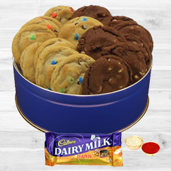 Delectable Cookies N Dairy Milk Crackle