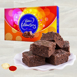 Marvelous Cadbury celebrations N Brownie Combo