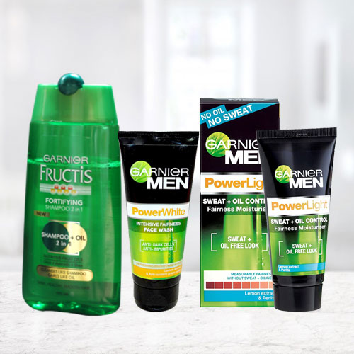 Send Beat The Heat With Garnier Bath Gift Hamper For Men To Kerala