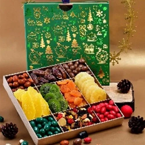 Send Tropical Dry Fruits with Dragees Tray