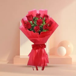 Aromatic Red Roses Bouquet