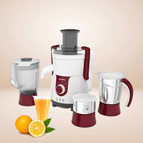 Send Comforting Philips Juicer Mixer Grinder in Red to Kerala