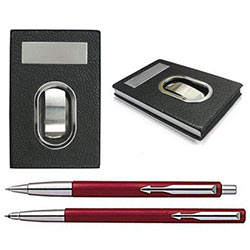 Exclusive Visiting Card Holder with Parker Vector Gift Set