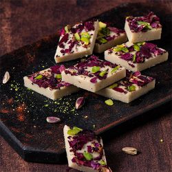 Divine Rose Dry Fruit Barfi Delights Box