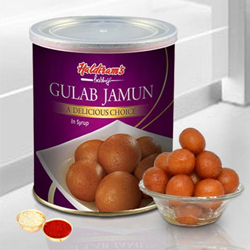 Gulab Jamun from Haldiram or Reputed similar sweet shop